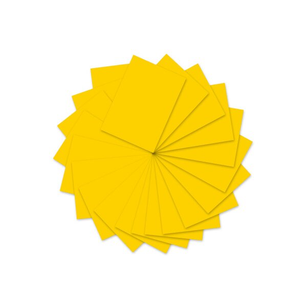 URSUS Tonzeichenpapier A4 2174615 130g, sonnengelb 100 Blatt
