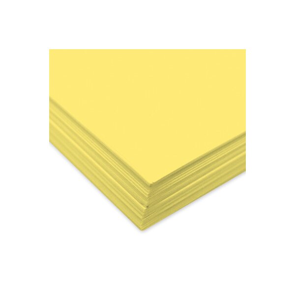 URSUS Tonzeichenpapier A4 2174617 130g, intensivgelb 100 Blatt