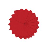 URSUS Tonzeichenpapier A4 2174621 130g, tulpenrot 100 Blatt
