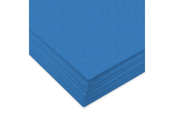 URSUS Papier à dessin couleur A4 2174634 130g, bleu foncé 100 feuilles