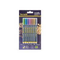 SECURIT Kreidestift 1-2mm BL-SMA100-V7-MT metallic, 7...