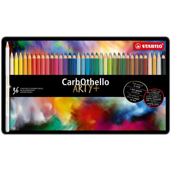 STABILO Crayon pastel CarbOthello ARTY+, étui de 36