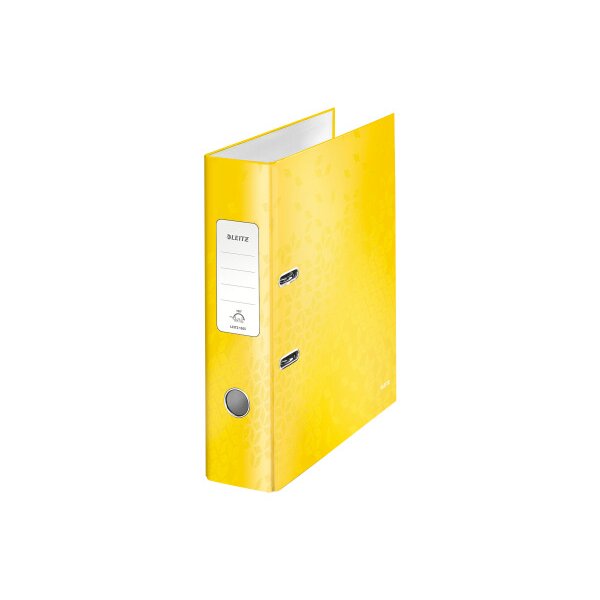 LEITZ Classeur WOW 180° 8cm 1005-00-16 jaune A4