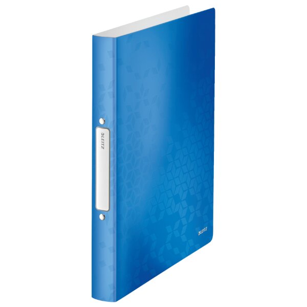 LEITZ Ringbuch WOW, DIN A4, PP, gelb, 2 Ringe