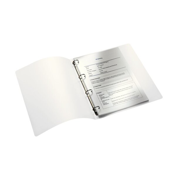 LEITZ Ringbuch WOW PP A4 4258-00-95 schwarz 25mm