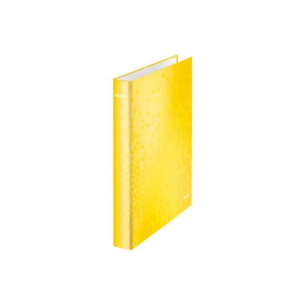 LEITZ Ringbuch WOW 4cm 4241-00-16 2 Ringe gelb A4+