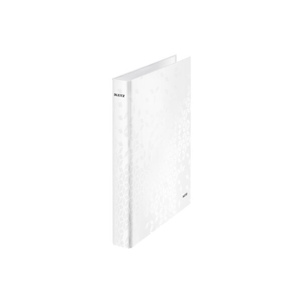 LEITZ Ringbuch WOW 4cm 4241-00-01 2 Ringe weiss A4+