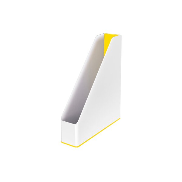LEITZ Boîte class. WOW Duo Colour A4 5362-10-16 blanc/jaune