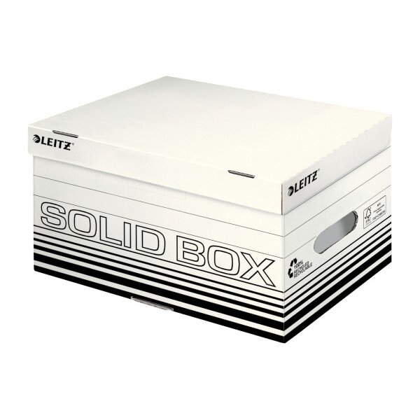 LEITZ Solid Box S 6117-00-01 weiss 265x195x370mm