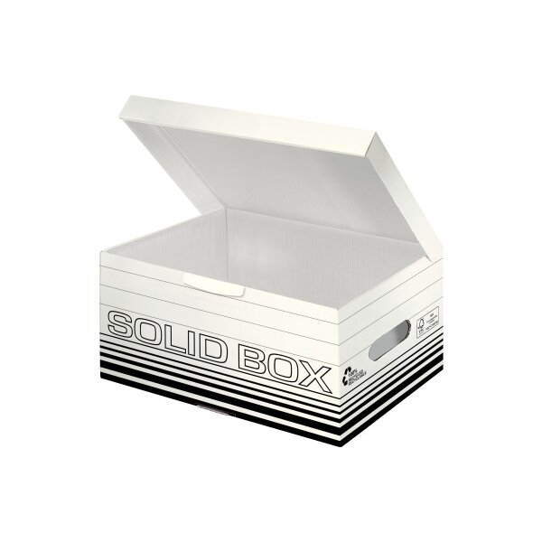 LEITZ Solid Box S 6117-00-01 weiss 265x195x370mm