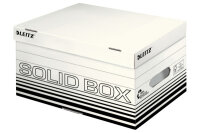 LEITZ Archiv-Box Solid S 6117-00-01 weiss, mit Griff
