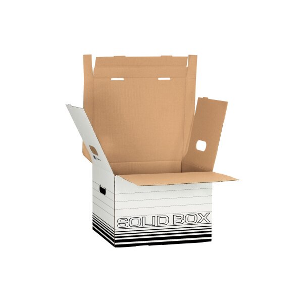 LEITZ Solid Box M 6118-00-01 weiss 325x270x360mm