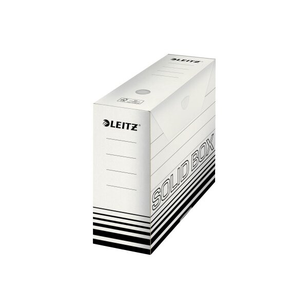 LEITZ Solid Box A4 6128-00-01 weiss 100x257x330mm