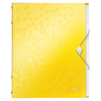 LEITZ Chemise de rangement WOW, A4, PP, jaune...