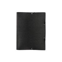 KOLMA Gummizugmappe LineaVerde A4 11.077.06 schwarz, PP,...