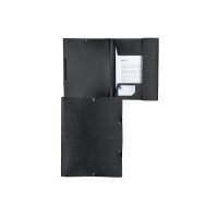 KOLMA Gummizugmappe LineaVerde A4 11.077.06 schwarz, PP, Sand, recycling