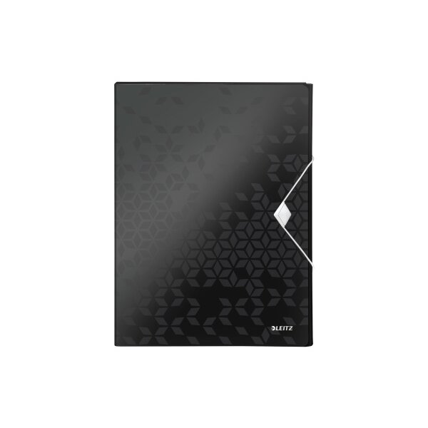 LEITZ Sammelbox WOW PP 4629-00-95 schwarz 250x330x37mm