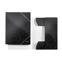 LEITZ Gummibandmappe WOW A4 3982-00-95 schwarz