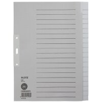 LEITZ Intercalaires en papier naturel, uni, A4 extra-large
