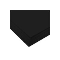 URSUS Tonzeichenpapier A4 2174690 130g, schwarz 100 Blatt