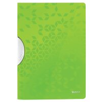 LEITZ Klemmhefter WOW ColorClip, DIN A4, PP, gelb-metallic