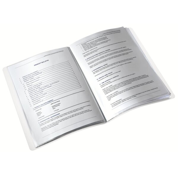 LEITZ Sichtbuch WOW, A4, PP, mit 40 Hüllen, gelb