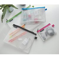 LEITZ Pochette à fermeture zip WOW Traveller, set...