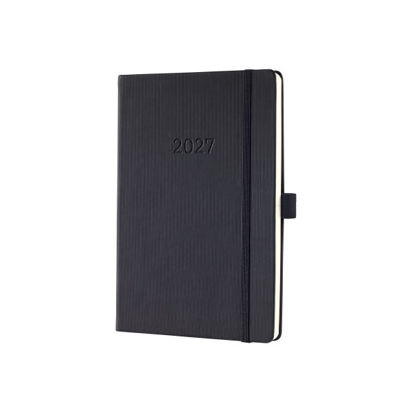 CONCEPTUM Calendrier semainier 2027 C2719 1S/2P noir 14.8x21.3cm