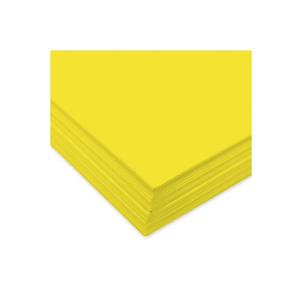 URSUS Tonzeichenpapier A3 2174012 130g, citronengelb 100 Blatt