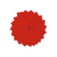 URSUS Tonzeichenpapier A3 2174022 130g, rubinrot 100 Blatt