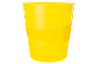 LEITZ Papierkorb WOW 15 Liter 5278-10-16 gelb