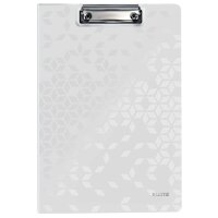 LEITZ Porte-bloc à rabat WOW, A4, polyfoam, blanc...