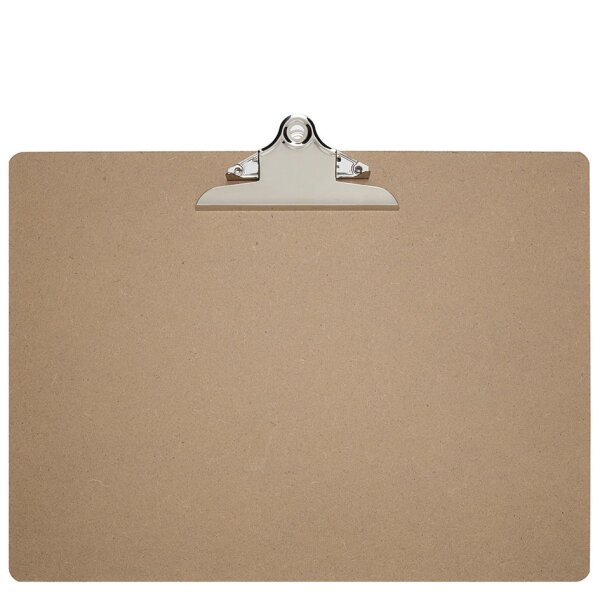 MAUL Klemmbrett MAULclassic, Hartfaser-Holz, A3 quer