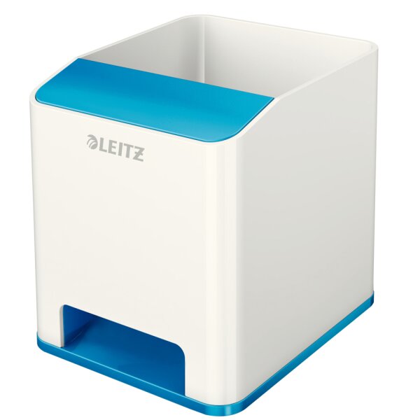 LEITZ Sound Stifteköcher WOW Duo Colour, 2 Fächer, gelb