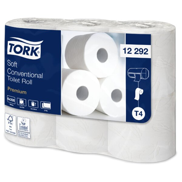 TORK Toilettenpapier, 3-lagig, weiss