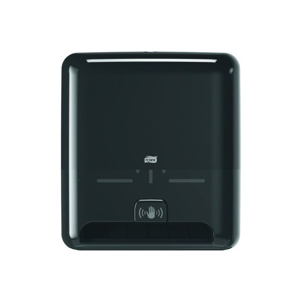 TORK Handtuchspender H1 551108 schwarz, sensor 368x331x206mm