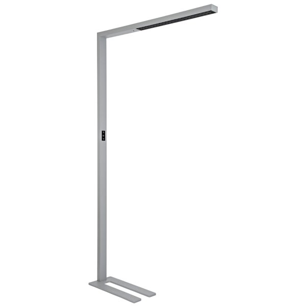 MAUL Lampadaire à LED MAULsirius sensor, dimmable, argent