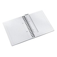 LEITZ Collegeblock WOW PP A5 4639-00-01 weiss liniert