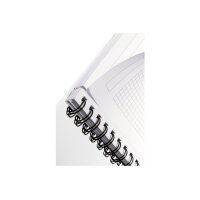 LEITZ Collegeblock WOW PP A5 4641-00-01 blanc...