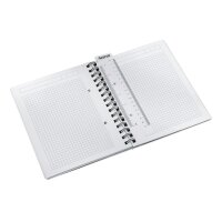 LEITZ Notizblock WOW PP A5 4641-00-95 schwarz kariert