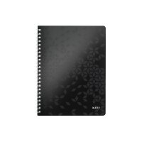 LEITZ Collegeblock WOW PP A4 4638-00-95 noir...