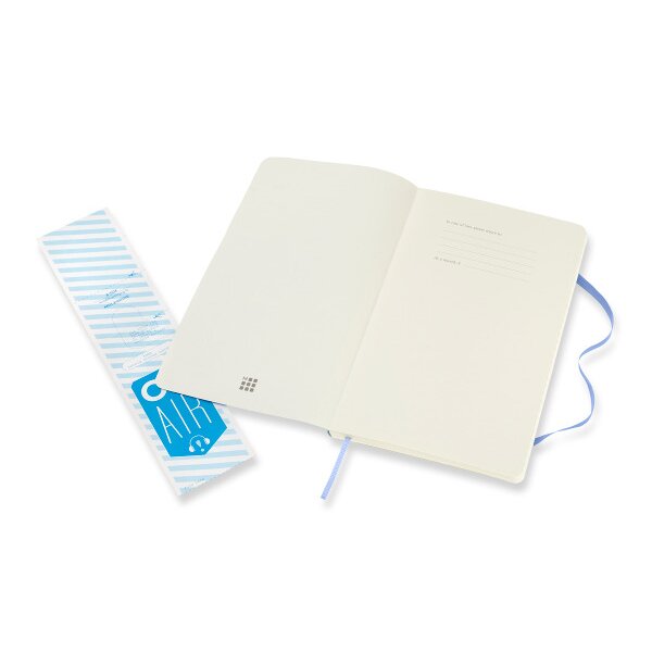 MOLESKINE Carnet Classic SC XL 420850949 bleu, blanc 192 feuil.