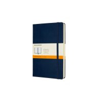 MOLESKINE Carnet HC L/A5 606235 ligné,saphir,208 p.