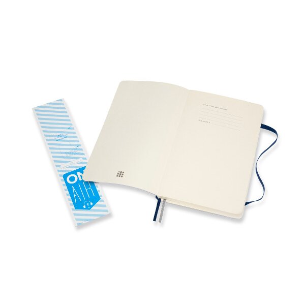 MOLESKINE Carnet Classic SC XL 853606259 bleu saphir, lign&eacute; 192 feuil.