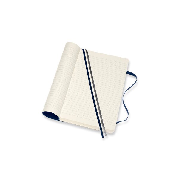 MOLESKINE Carnet Classic SC XL 853606259 bleu saphir, lign&eacute; 192 feuil.