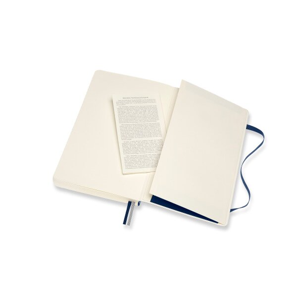 MOLESKINE Carnet Classic SC XL 853606259 bleu saphir, lign&eacute; 192 feuil.