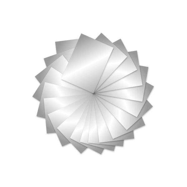 URSUS Tonzeichenpapier A3 2174089 130g, silber glanz 100 Blatt