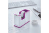 LEITZ Tape Dispenser WOW 19mmx33m 5364-10-62 blanc/violet