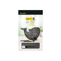 SECURIT Kreidetafel WHALE T3D-WHALE schwarz 22x14.5x10cm