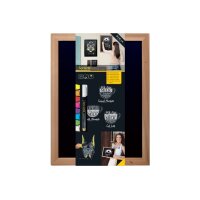 SECURIT Tableau Craie WOODY WBW-TE-30-40 teak 40x30x1cm